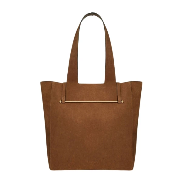 Melody Tote in Tan Suede