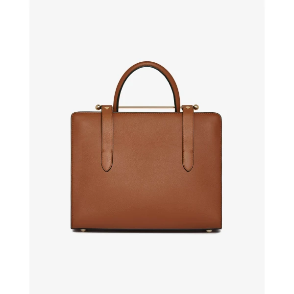 Strathberry Midi Tote in Chestnut, view 4
