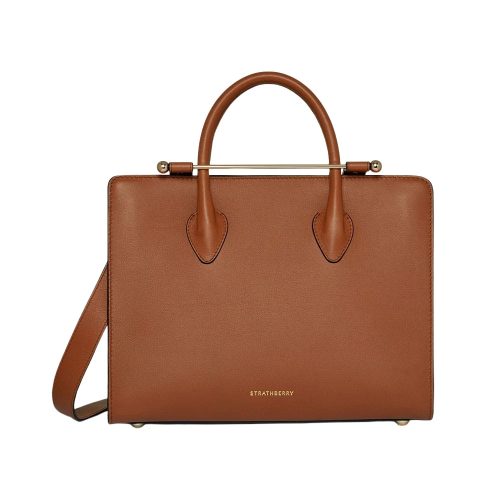 Brown-Midi-Tote-in-Chestnut23485_nobg Strathberry Midi Tote in Chestnut