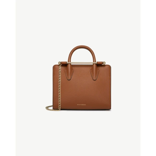 Strathberry Mini Tote in Chestnut, view 2
