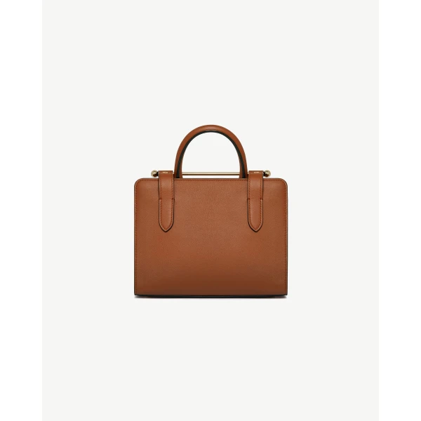 Strathberry Mini Tote in Chestnut, view 4