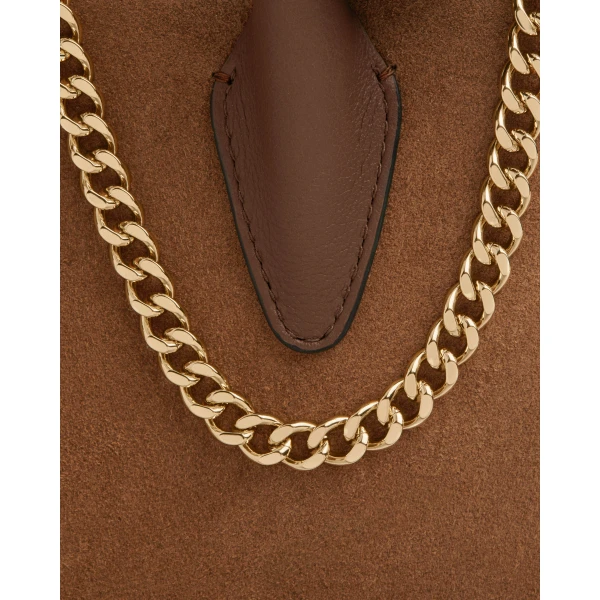 Strathberry Mini Tote in Tan Suede, view 6