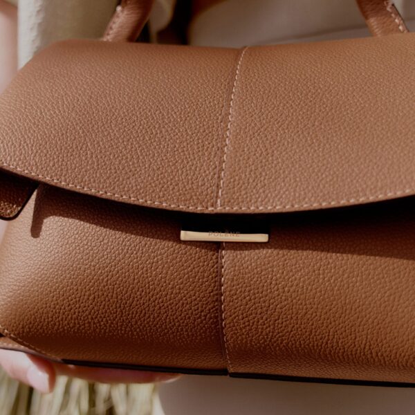 Polene Mokki Mini in Camel Bag, view 3