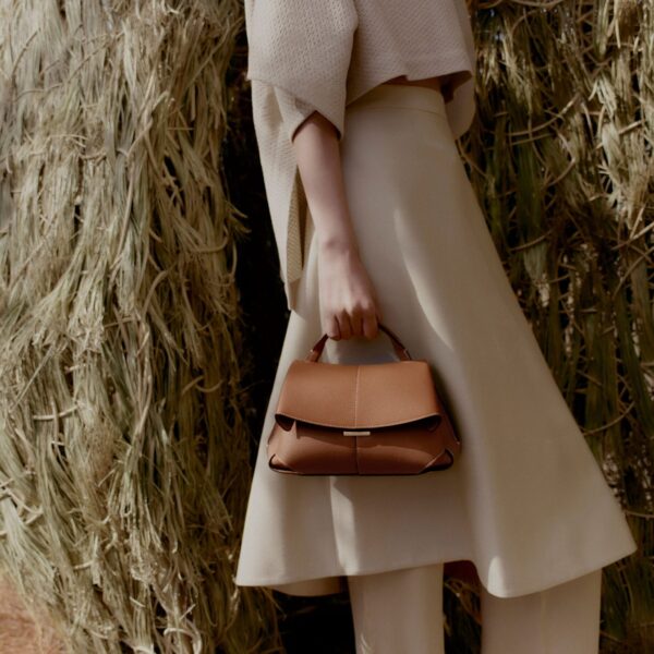 Polene Mokki Mini in Camel Bag, view 4