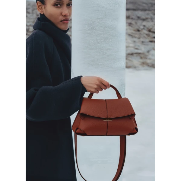 Polene Mokki Mini in Red Clay Bag, view 2