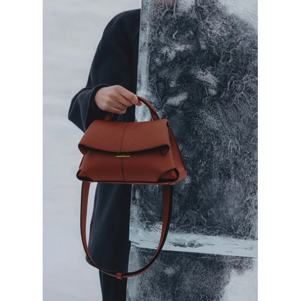 Polene Mokki Mini in Red Clay Bag, view 3