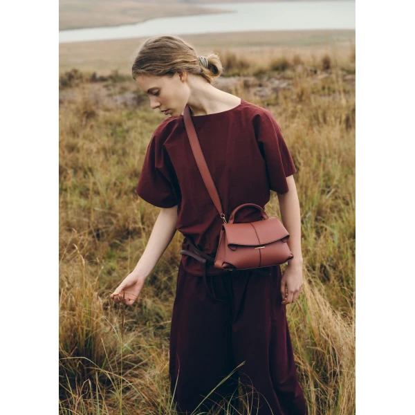 Polene Mokki Mini in Terracotta Bag, view 2