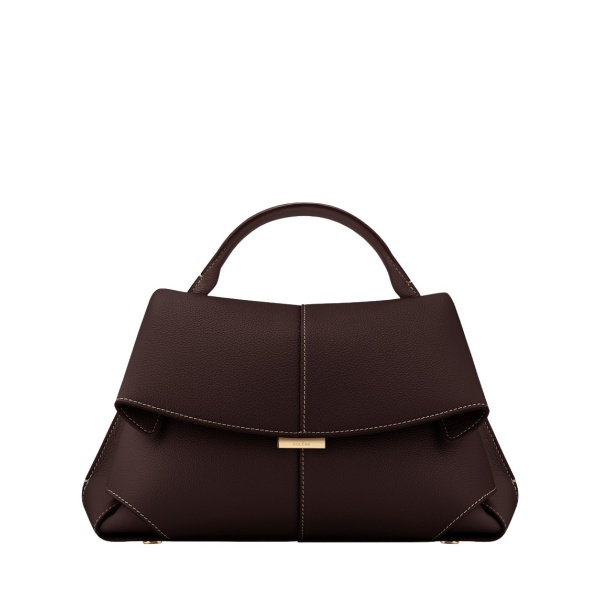 Polène Mokki in Ebony Mokki in Ebony - Shoulder & Crossbody Bags - Parisian Luxury Leather Bag at Luxury Shoes 