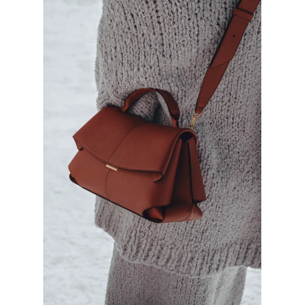 Polene Mokki in Red Clay Bag, view 4