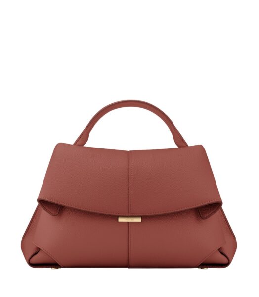 Polène Mokki in Terracotta Mokki in Terracotta - Shoulder & Crossbody Bags - Parisian Luxury Leather Bag at Luxury Shoes 