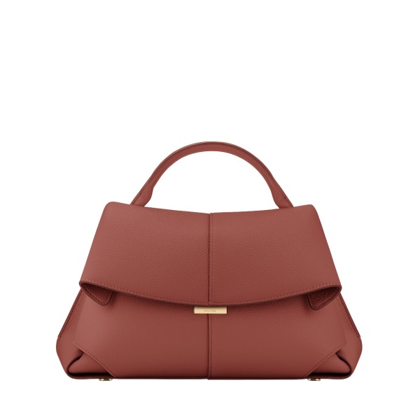 Polène Mokki in Terracotta Mokki in Terracotta - Shoulder & Crossbody Bags - Parisian Luxury Leather Bag at Luxury Shoes 