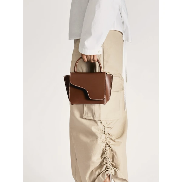ATP Atelier Montalcino in Cannella Mini Handbag, view 2