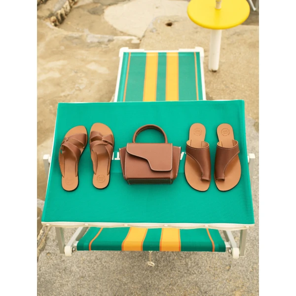 ATP Atelier Montalcino in Cannella Mini Handbag, view 6