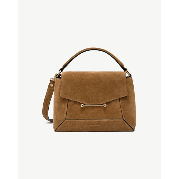 Strathberry Mosaic Bag in Toffee and Espresso, view 2