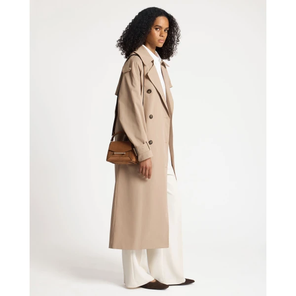 Strathberry Mosaic Nano in Tan Suede, view 7