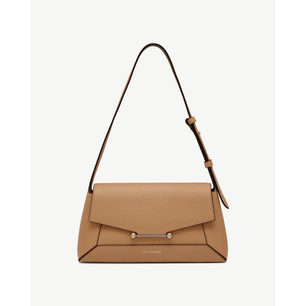 Strathberry Mosaic Shoulder in Caramel, view 2