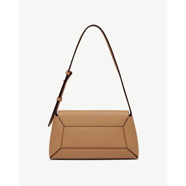 Strathberry Mosaic Shoulder in Caramel, view 4