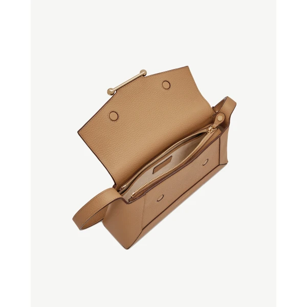 Strathberry Mosaic Shoulder in Caramel, view 5