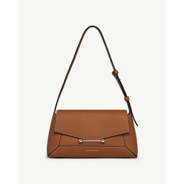 Strathberry Mosaic Shoulder in Tan, view 2
