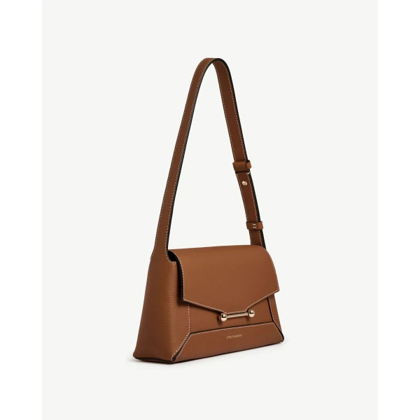 Strathberry Mosaic Shoulder in Tan, view 3