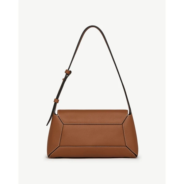 Strathberry Mosaic Shoulder in Tan, view 4