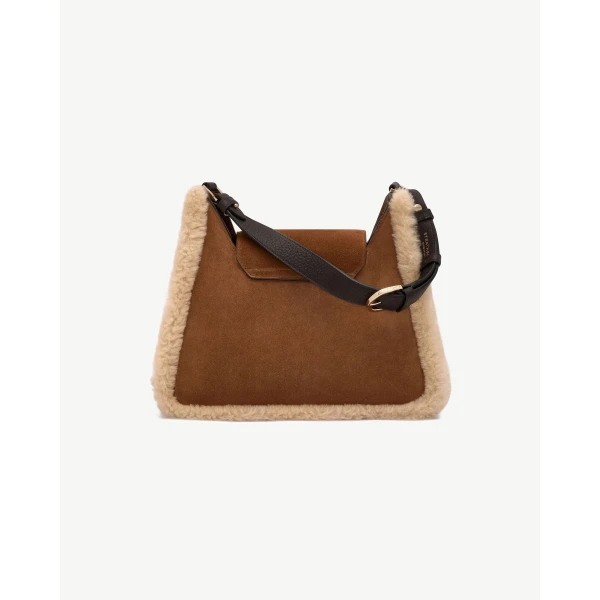 Strathberry Multrees Hobo in Tan, Sand and Espresso, view 4