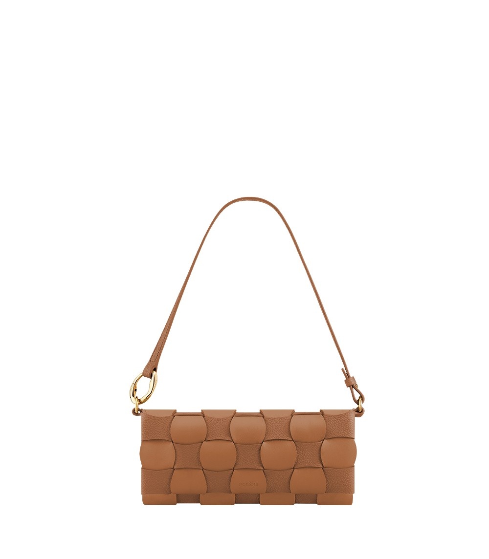 Polène Neiti in Camel Neiti in Camel - Shoulder & Crossbody Bags - Parisian Luxury Leather Bag at Luxury Shoes 