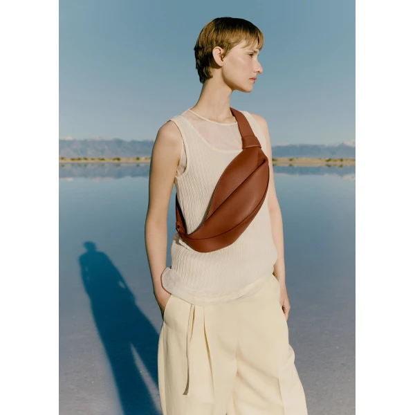 Polene Neyu in Cognac Bag, view 2