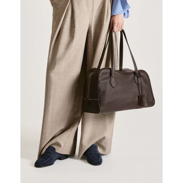 ATP Atelier Noale in Walnut Top Handle Bag, view 3