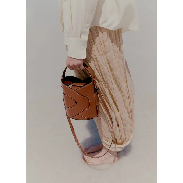 Polene Nodde Seau in Cognac Bag, view 3