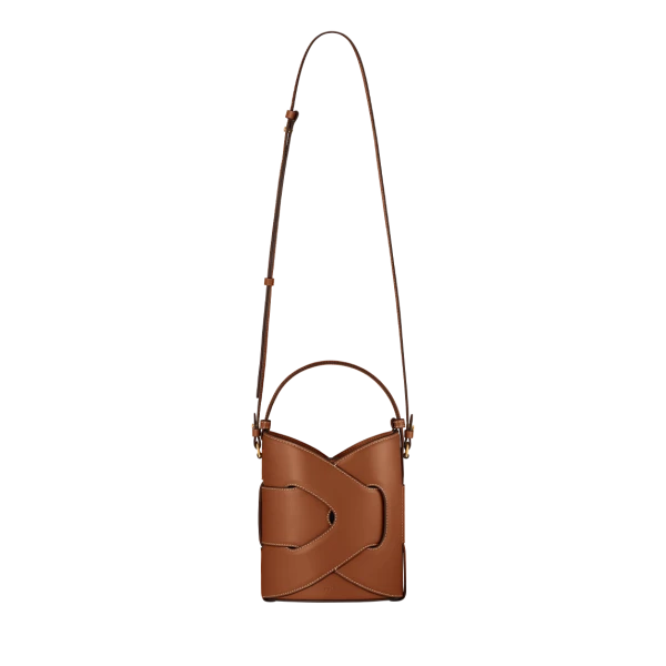 Polene Nodde Seau in Cognac Bag