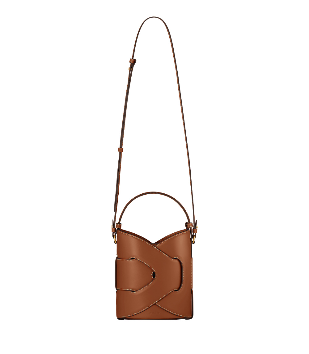 Polène Nodde Seau in Cognac Nodde Seau in Cognac - Bucket Bags - Parisian Luxury Leather Bag at Luxury Shoes 