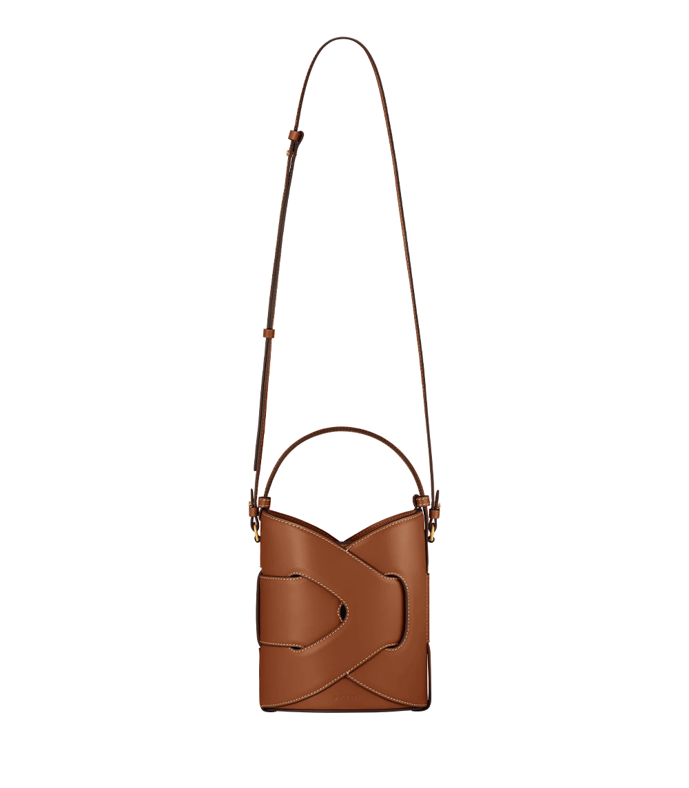 Polene Nodde Seau in Cognac Bag