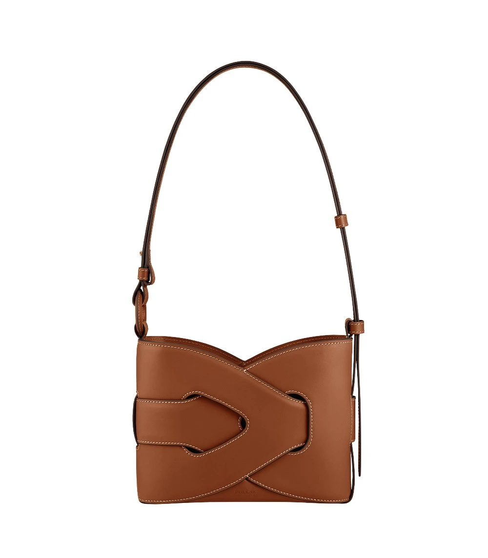 Brown-Nodde-in-Cognac-collection-coveti27207_nobg Polene Nodde in Cognac Bag