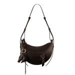 Polène Numéro Dix Galop in Ebony Numéro Dix Galop in Ebony - Shoulder & Crossbody Bags - Parisian Luxury Leather Bag at Luxury Shoes Polene Numéro Dix Galop in Ebony Bag