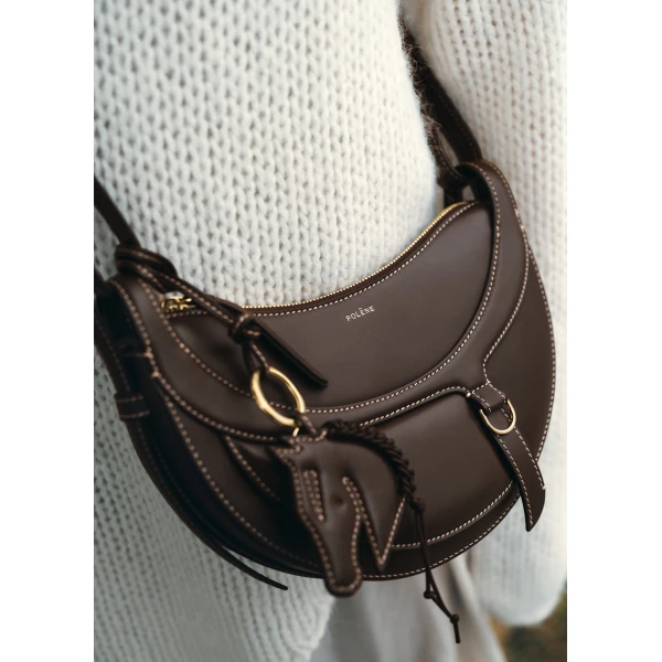Polene Numéro Dix Galop in Ebony Bag, view 4