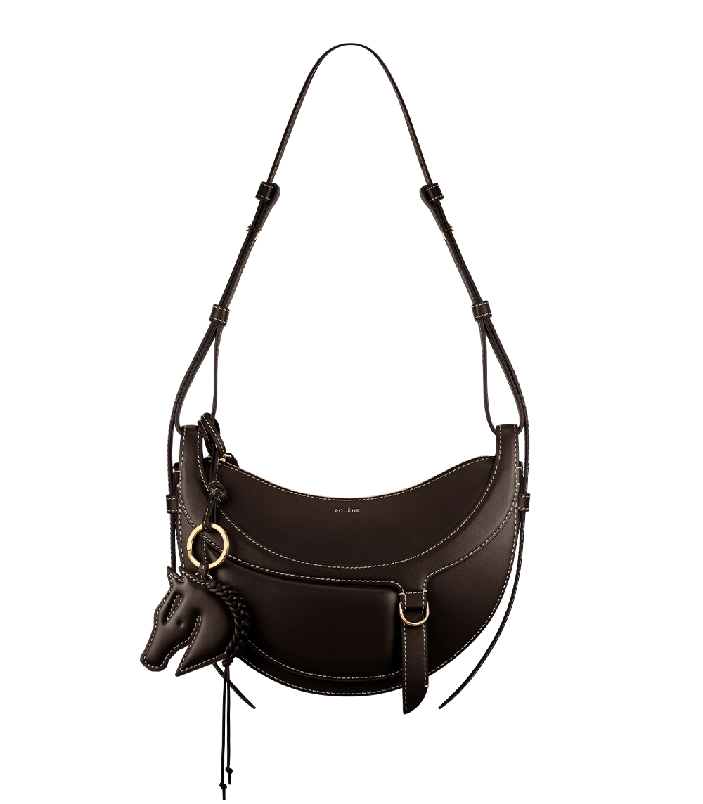Polene Numéro Dix Galop in Ebony Bag