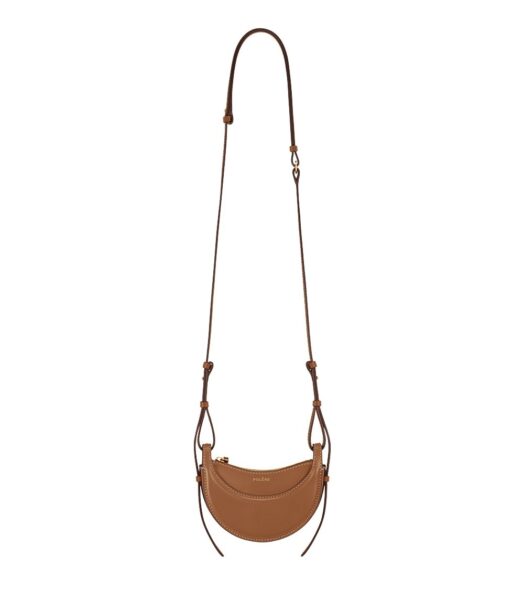 Polène Numéro Dix Micro in Camel Numéro Dix Micro in Camel - Mini Bags - Parisian Luxury Leather Bag at Luxury Shoes 
