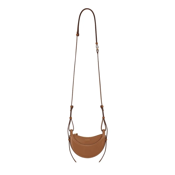 Polene Numéro Dix Micro in Camel Bag