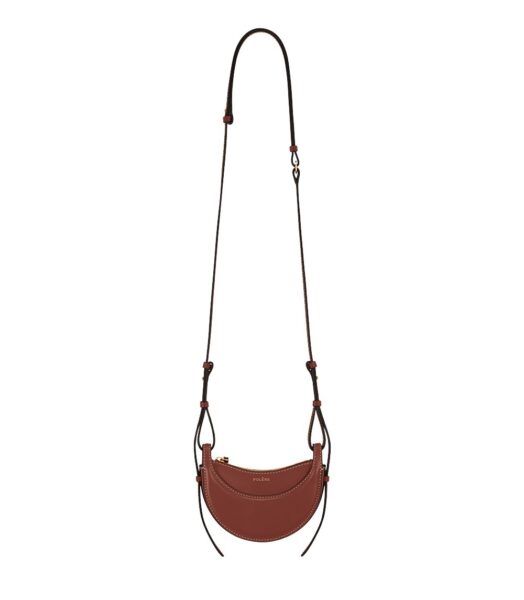 Polène Numéro Dix Micro in Cognac Numéro Dix Micro in Cognac - Mini Bags - Parisian Luxury Leather Bag at Luxury Shoes 