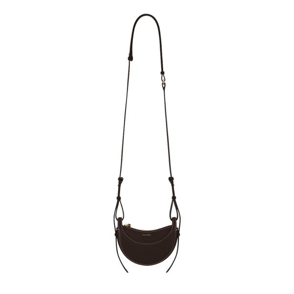 Polène Numéro Dix Micro in Ebony Numéro Dix Micro in Ebony - Mini Bags - Parisian Luxury Leather Bag at Luxury Shoes 