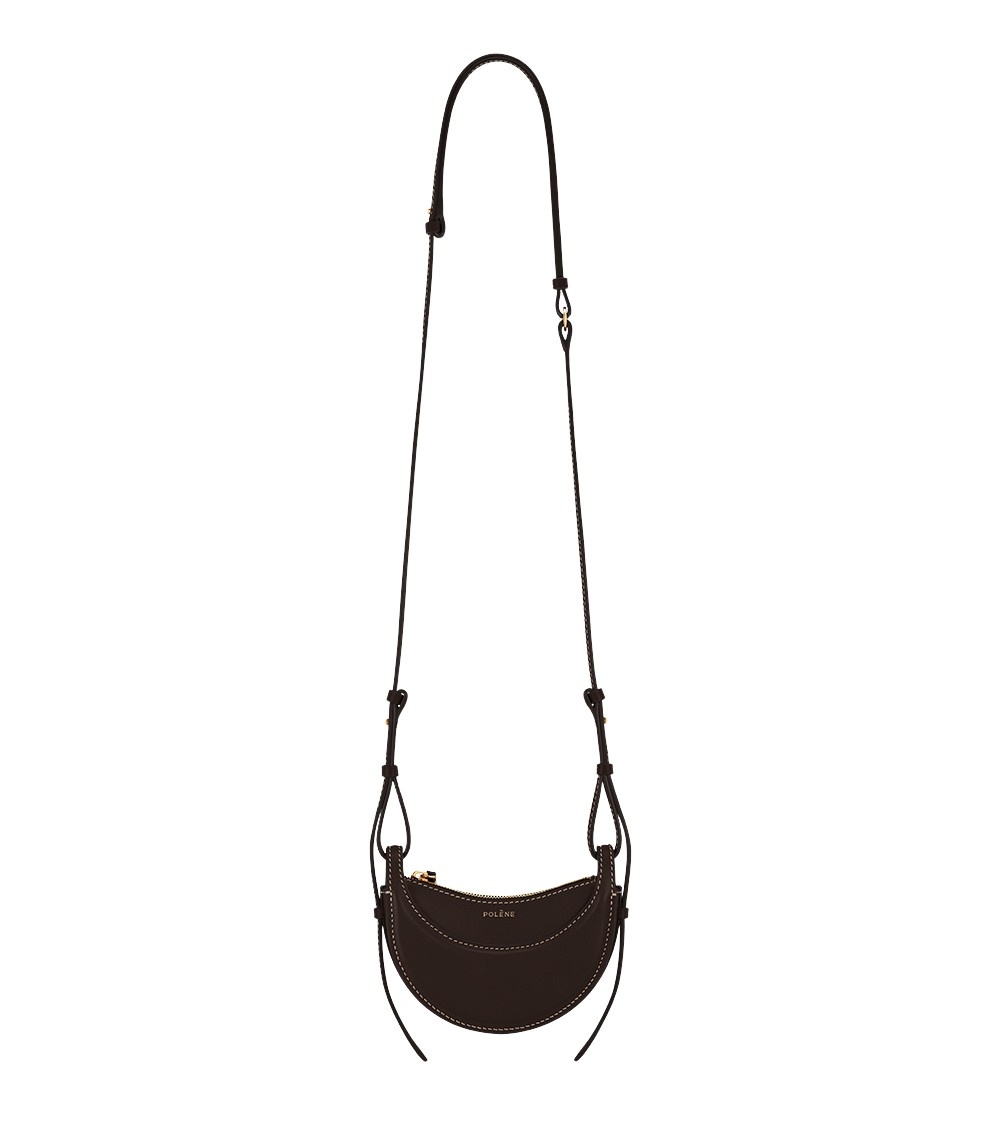 Polène Numéro Dix Micro in Ebony Numéro Dix Micro in Ebony - Mini Bags - Parisian Luxury Leather Bag at Luxury Shoes 