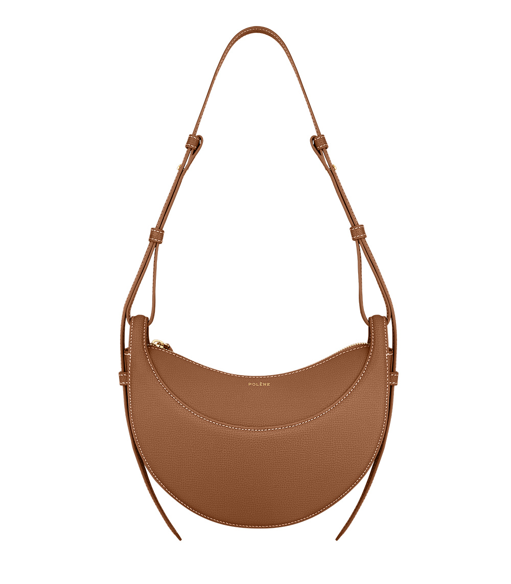 Polène Numéro Dix in Camel Numéro Dix in Camel - Shoulder & Crossbody Bags - Parisian Luxury Leather Bag at Luxury Shoes 