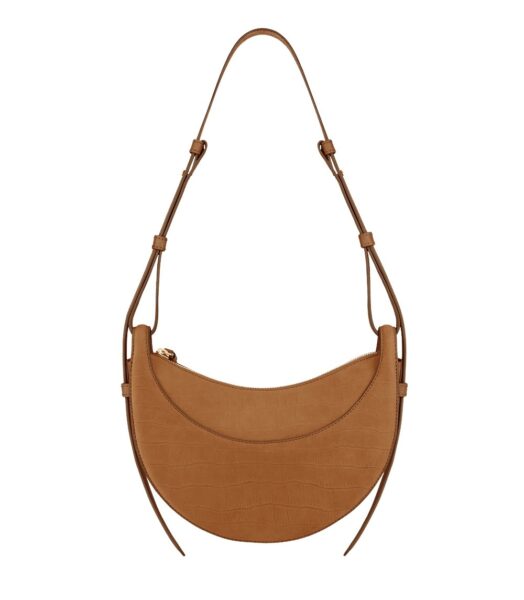Polène Numéro Dix in Cinnamon Numéro Dix in Cinnamon - Shoulder & Crossbody Bags - Parisian Luxury Leather Bag at Luxury Shoes 