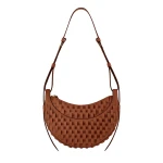 Polene Numéro Dix in Onda Cognac Bag