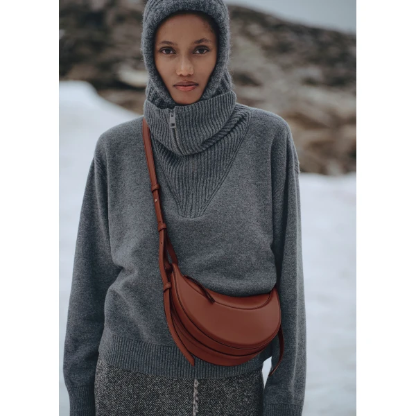 Polene Numéro Dix in Red Clay Bag, view 2