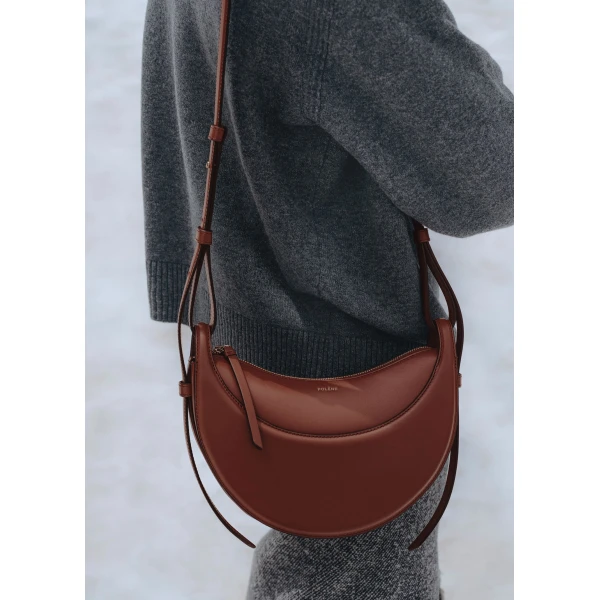 Polene Numéro Dix in Red Clay Bag, view 3