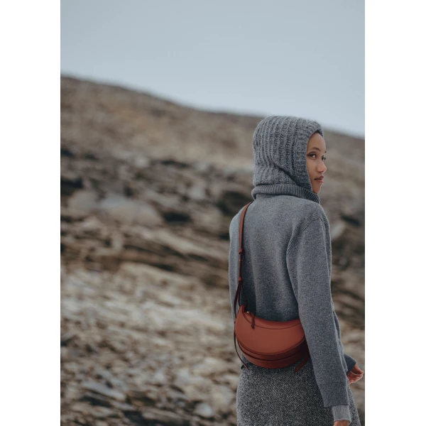Polene Numéro Dix in Red Clay Bag, view 4