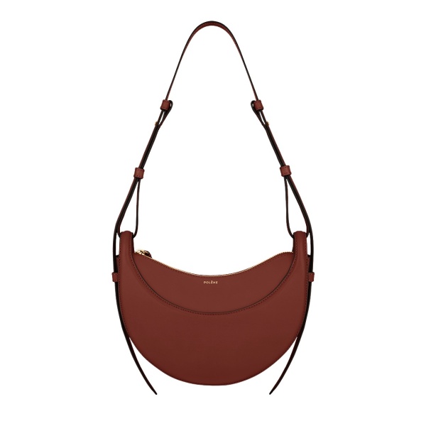 Polène Numéro Dix in Red Clay Numéro Dix in Red Clay - Shoulder & Crossbody Bags - Parisian Luxury Leather Bag at Luxury Shoes 