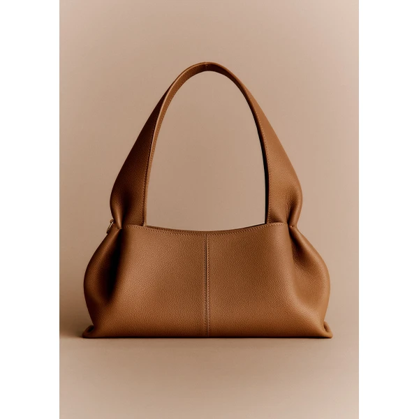 Polene Numéro Neuf East West in Camel Bag, view 3